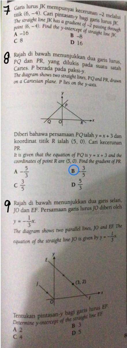 Pleasee help me answer dis question, will mark brainliests, just question 7 & 9​