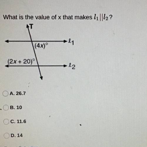 What is the value of x