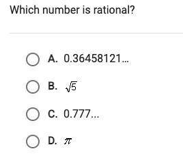 Which number is rational