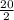 \frac{20}2}