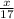 \frac{x}{17}