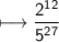 \\ \sf\longmapsto \dfrac{2^{12}}{5^{27}}