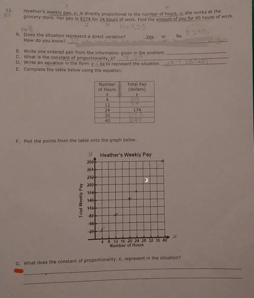 Can someone (please) help me answer G and B ? picture below v