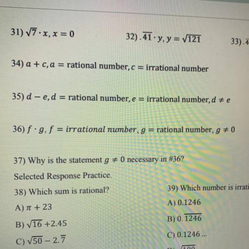 Please help with 34-37