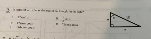 Find the area of the triangle