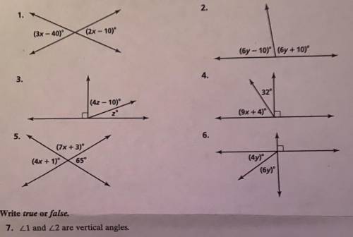 Please help me slove 1,5 and 7