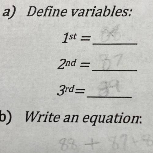 The sum of three consecutive integers is 264. What are the three integers?