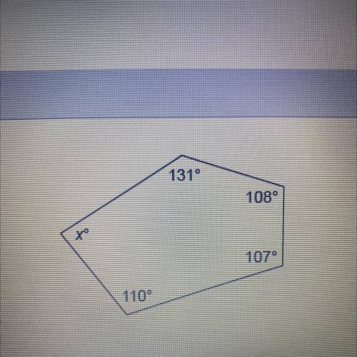 What is the value of x?