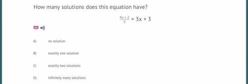 How many solutions does this equation have?