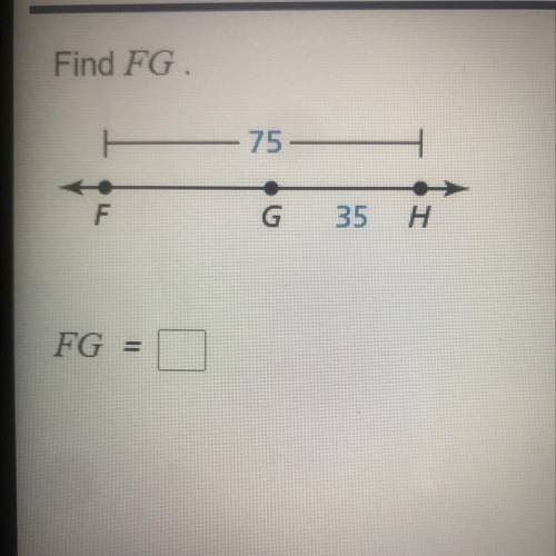 Find the FG 
test question please help