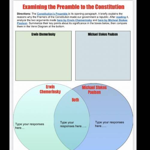 Examining the preamble to the constitution worksheet

Michael stokes:
https://constitutioncenter.o