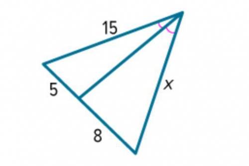 FIND THE ERROR Chun and Traci are determining the value of x in the figure. Chun says to find the v