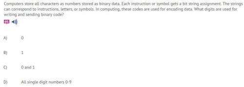 Computers store all characters as numbers stored as binary data. Each instruction or symbol gets a