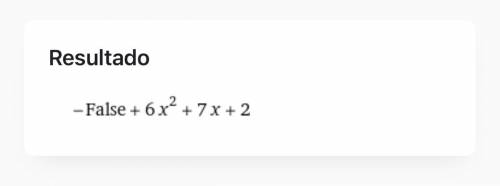 (6x² + 7x + 2) - (–9² = 10)