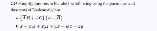 A question on Boolean Algebra