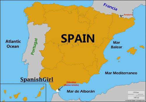 4. Which of the following geographical locations share borders with Spain? (1 point)

Portugal, Fra
