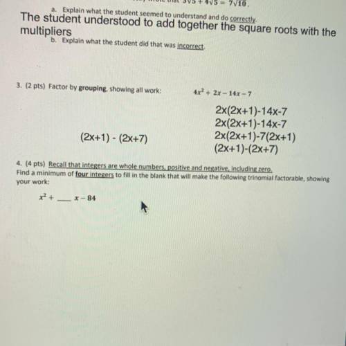 Can someone help with #4