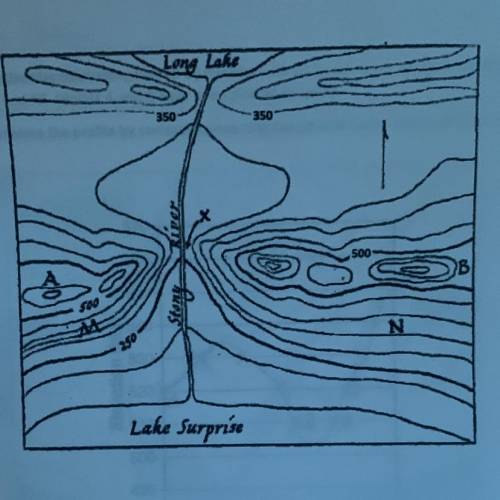 7) Is the slope steeper at (Circle one) M or N?