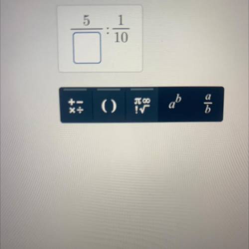 The two quantities are in proportion. Find the missing value.