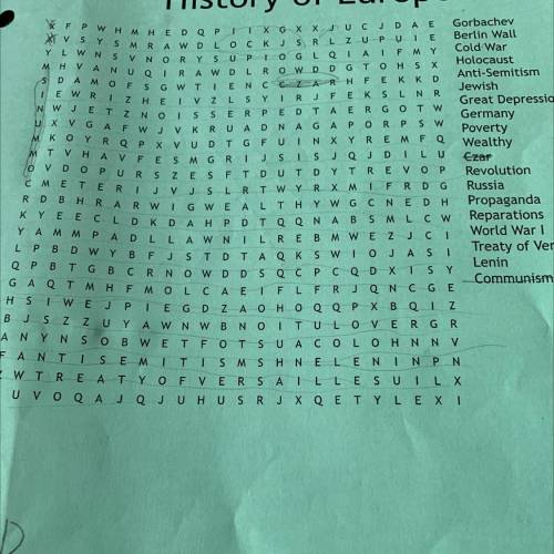Please help me with this word search