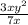 \frac{3xy^2}{7x}