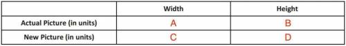 Use the table to organize lengths (the vertical and horizontal legs).

What is the width of the ne