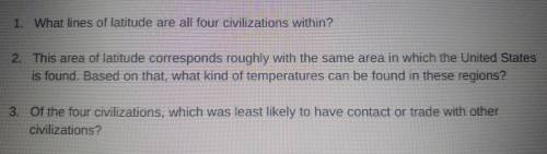 Help with numbers 1,2 and 3- thank you ​