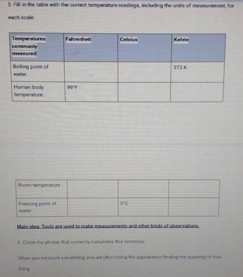 1. Fill in the table to identify the Si base units and symbols for three quantities often used in s