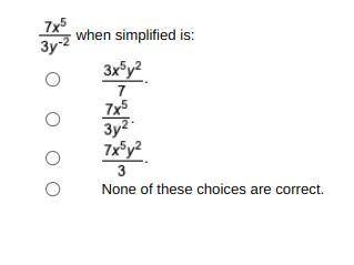 Question: when simplified is: