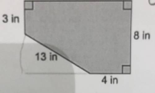 The length is not provided and need to find the shaded area