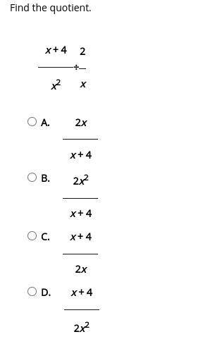 Find the quotient, i don't understand