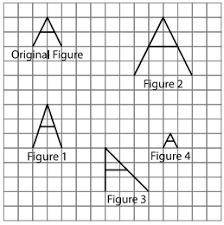 Here is a figure that looks like the letter A, along with several other figures. Which figures are