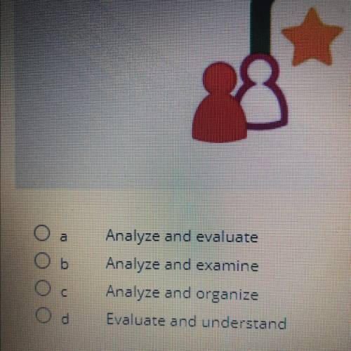 Question 6 (1 point)

Media literacy is the ability to:
a) analyze and evaluate
b) analyze and exa
