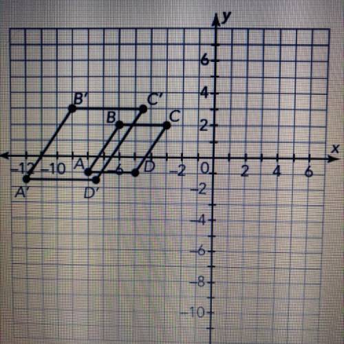 Parallelogram ABCD is dilated to four parallelogram ABCD describe a dilation used to create the ima