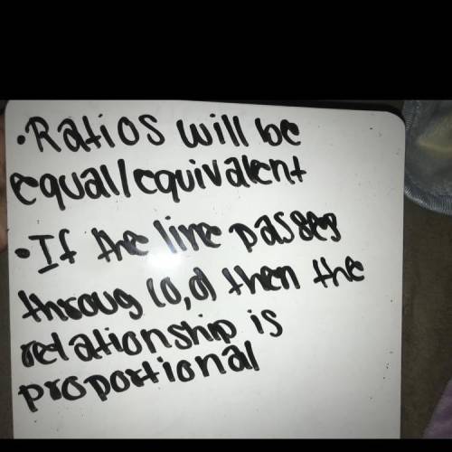 Name 2 things that are true about a proportional relationship. WILL GIVE BRAINLIEST