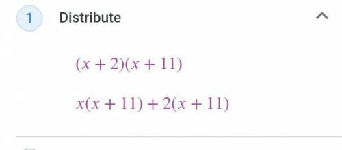 What is Expand & simplify ( x + 2 ) ( x + 11 )