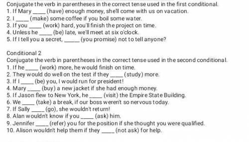 Plss answer this correctly asap ENGLISH 9 CONDITIONALS...
