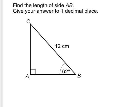 Find the length of side AB