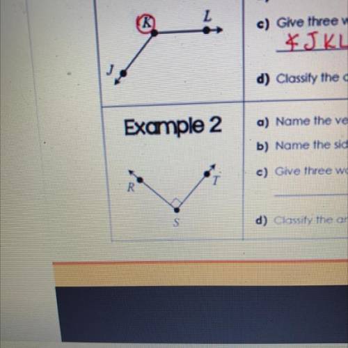 Give 3 ways to name the angle
(check all that apply)