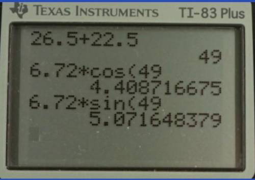 Find the components of vtot along the x and y axes in Figure 3.25, where = 21.5° and vtot = 7.52 m/s