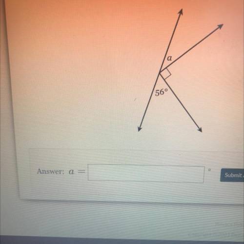 Find the measure of the missing angle.