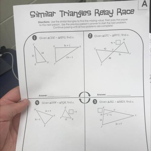 Please solve these for me