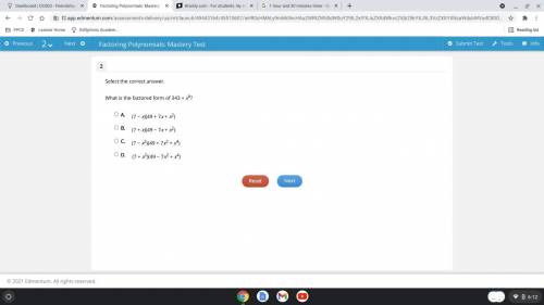 What is the factored forn