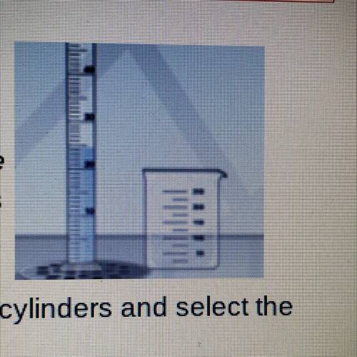 • Fill the cylinder about halfway, as shown.

1.
Place the magnifier over the waterline. Look at t