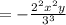 =-\frac{2^2x^2y}{3^3}