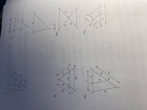 I need help with solving similar triangles