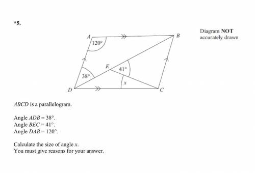 Someone please help me!

What would x be? And why?
Really don’t understand and my brain has offici