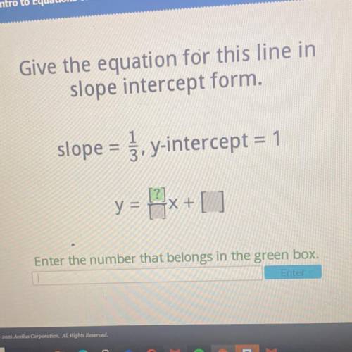 Intro to equations of lines