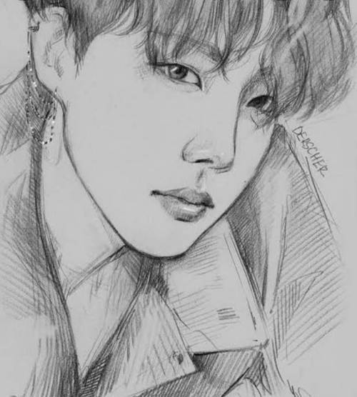 (no nonsense answer or answer will be reported)can anyone draw BTS j-hope