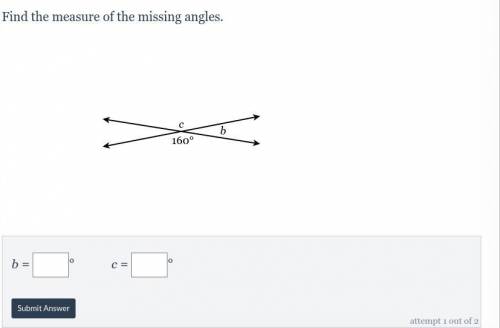 Find the measure of the missing angles.